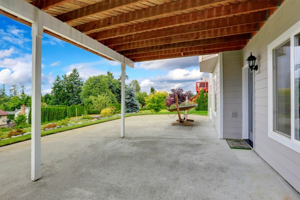 Backyard Patio Installation in Easton