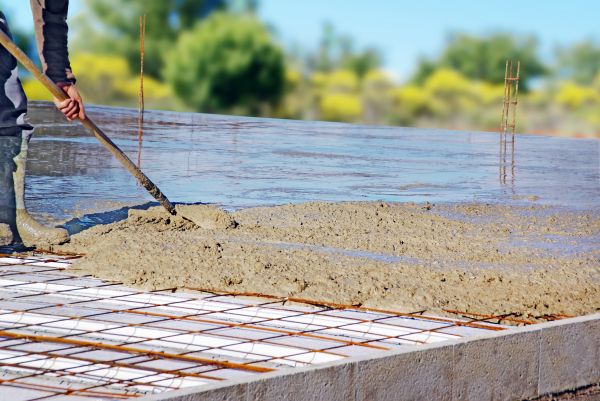 Cement Slab Laying in Easton