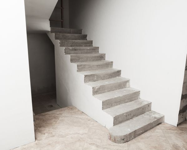 Cement Step Installation in Easton