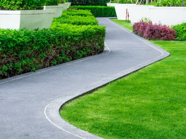 Walkway Curb Installation in Easton