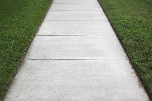 Concrete Path Installation in Easton