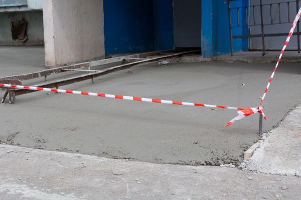 Garage Concrete Replacement in Easton