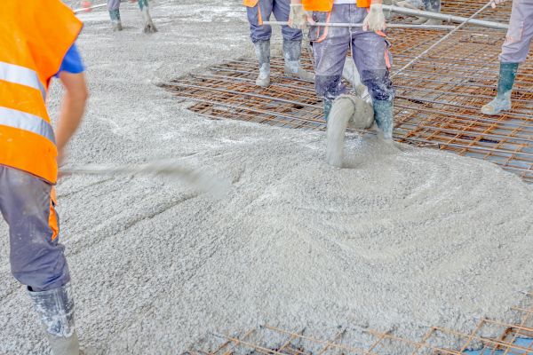 Cement Slab Pouring in Easton