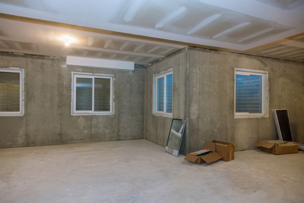 Basement Concrete Installation in Easton