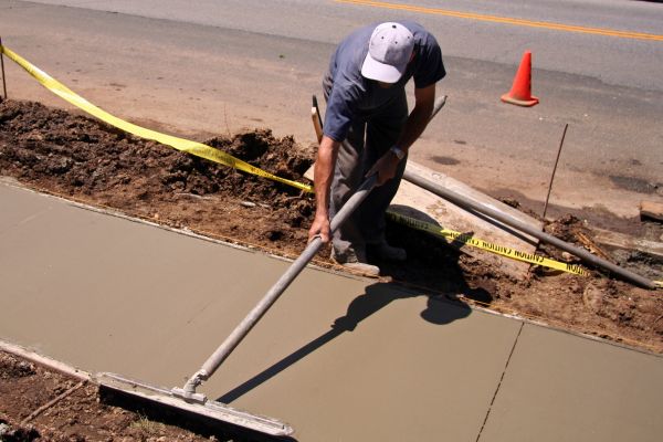 Sidewalk Building in Easton