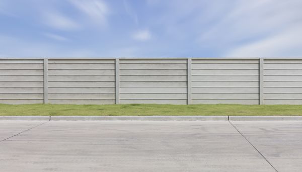 Concrete Fence Installation in Easton
