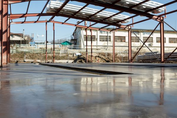 Building Slab Installation in Easton