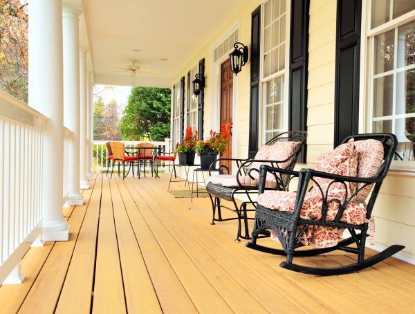 Front Porch Renovation in Easton