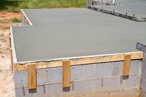 Cost of Concrete Slab Installation in Easton