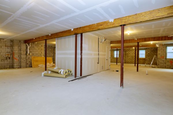 Basement Slab Installation in Easton