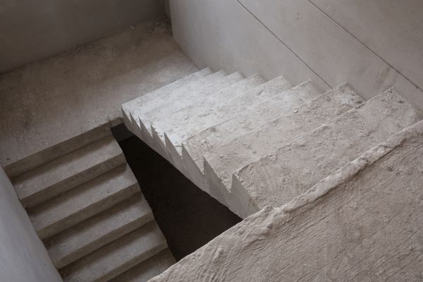 Cement Staircase Construction in Easton