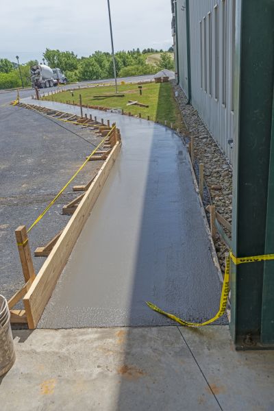 Concrete Sidewalk Paving in Easton