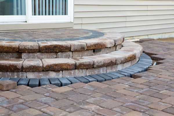 Patio Step Installation in Easton