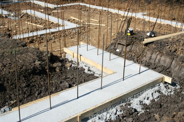 Cost of Footing Construction in Easton