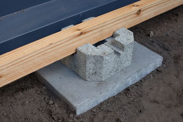 Deck Footing Construction in Easton