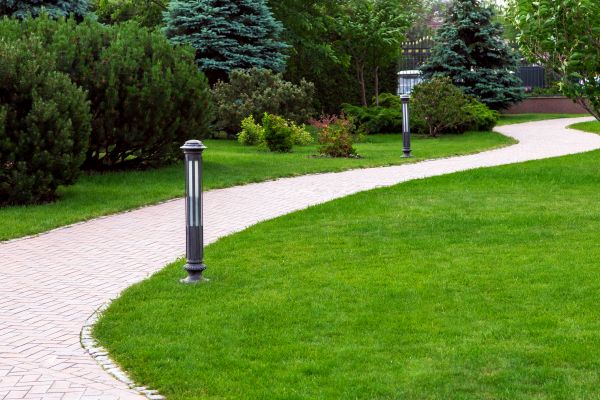 Backyard Sidewalk Installation in Easton